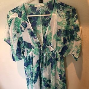 Bathing suit cover up - Green and Blue